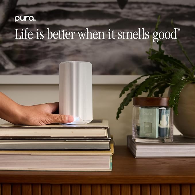 Pura x Studio McGee Home Scent Refill - Smart Air Diffuser - Up to 120-Hours of Luxury Fragrance per Refill - Home Essential - Clean & Safe Diffuser Fragrance - 2 Pack, White Bergamot