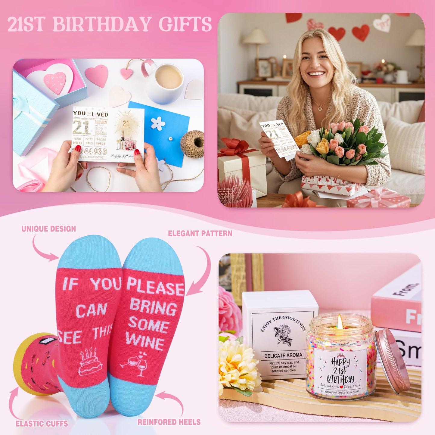 SiplyHaven 21st Birthday Gifts for Her Birthday Gifts for Women Gift for Women Birthdays Unique Womens Birthdays Gift