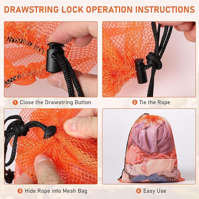 Mesh Drawstring Bag