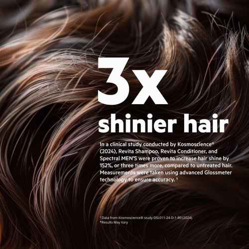 DS Labs Revita Kit 205mL & Scalp Massager – High-Performance Hair Density Shampoo & Conditioner, Volumizing & Thickening, Fuller, Healthier-Looking Hair, Sulfate & Silicone Free, For Men & Women