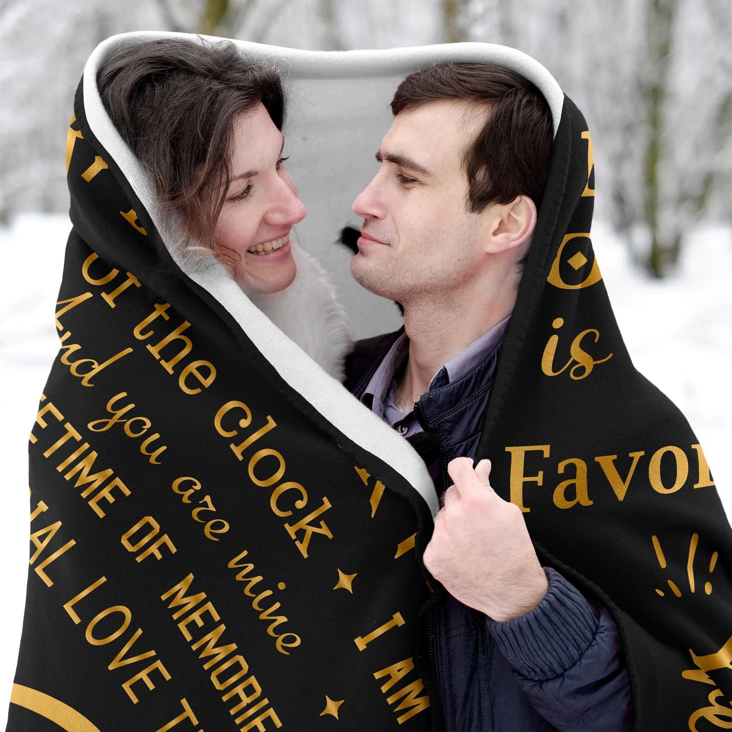 Amonee-YL Happy Anniversary Blanket 50"X60", Annual Romantic Gifts for Him/Her, Gift for Wife/Husband/Boyfriend/Girlfriend Anniversary, Anniversar Wedding Gifts for Women/Men