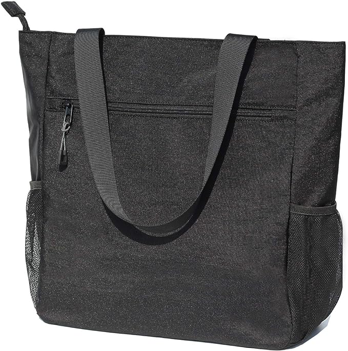 ESVAN Original Floral Water Resistant Large Tote Bag Shoulder Bag for Gym Beach Travel Daily Bags Upgraded