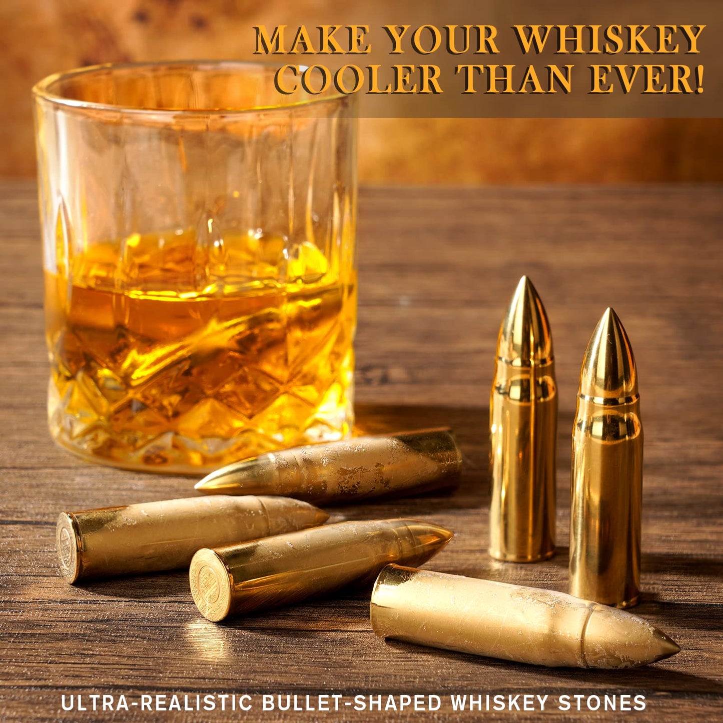 Oaksea Gifts for Husband Him Men, Reusable Stainless Steel Engraved Whiskey Stones Glasses Set Gifts, Birthday Wedding Stocking Stuffers for Husband Dad Boyfriend Fiance, Cool Burbon Scotch Set Gifts
