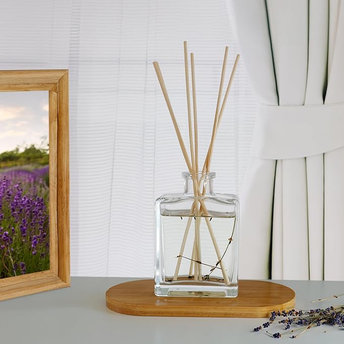 Urban Naturals Reed Diffuser Oil Refill Black Dice with Lemon, Lavender, Crisp Woods, Moss 8 oz + Free Reed Sticks, Made in the USA