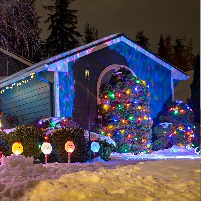 33 Ft. Fairy Lights, 100 LED Waterproof Copper Wire Firefly String Lights, Multi Color, Adapter Included, Starry String Lights for Indoor Outdoor Christmas Patio Wedding Decoration(1 Pack)