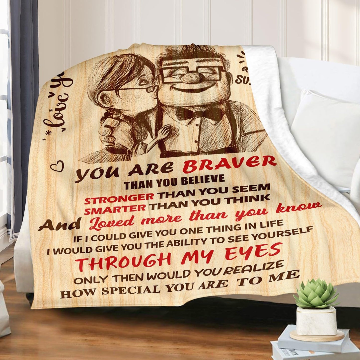 Birthday Gifts for Husband from Wife - Anniversary Wedding Gifts for Men - Romantic Love Present for Him - Christmas Fathers Valentines Day Birthday Gift Ideas for Husband - to My Man Blanket 60"x80"