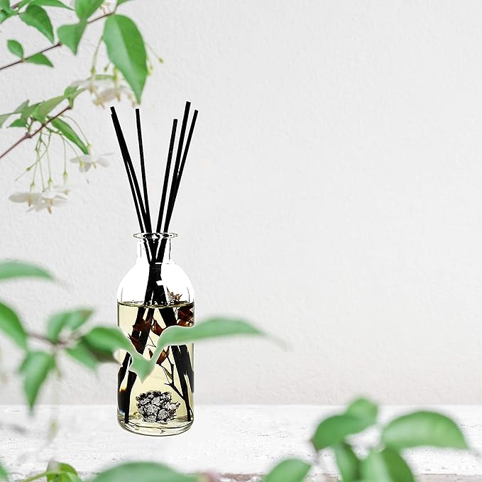 Urban Naturals Mountain Air Scented Fragrance Oil Reed Diffuser & Room Freshener | Golden Apples, Birch Wood, Fennel, Pear Eucalyptus, Mint & Aromatic Sage | Decorative Botanicals | Vegan | USA Made