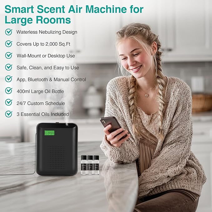 Scent Air Machine Starter Kit, 400ml Capacity