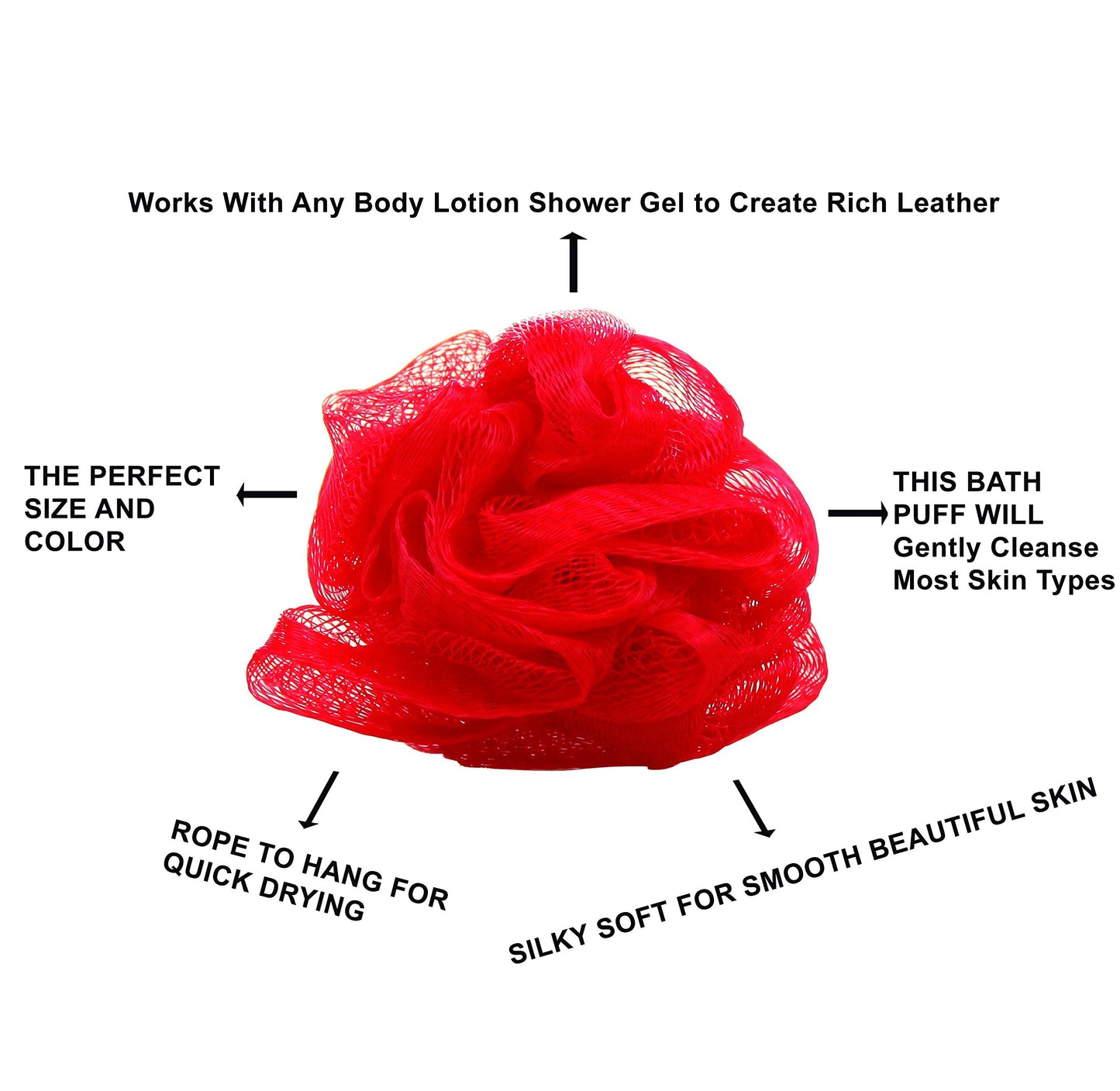 Mothers Day Gifts, Spa Baskets for Women Bath and Body Basket for Women, Includes Love of Rose Shower Gel, Bubble Bath, Body Lotion, Bath Salt, Red Bath Puff and Heart Bath Bomb