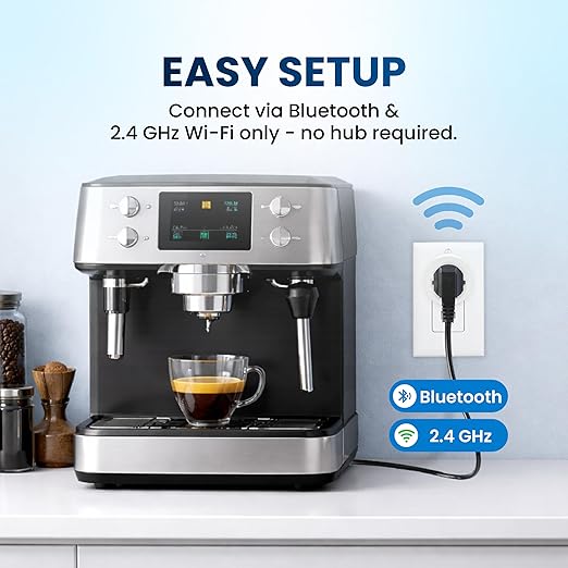 Osprey Smart Plug, Wi-Fi Outlet Socket Compatible with Alexa and Google Home, Automate APP, Timer Function, Voltage Measurement Function, No Hub Required, 16A (4 pcs)