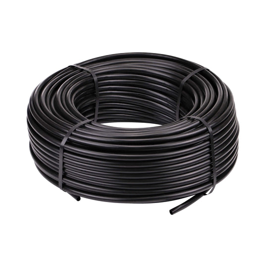 Raindrip 052050 1/2-Inch Drip Irrigation Supply Tubing, 500-Foot, for Irrigation Drippers,Drip Emitters, Irrigation Parts, and Drip Systems, Black Polyethylene