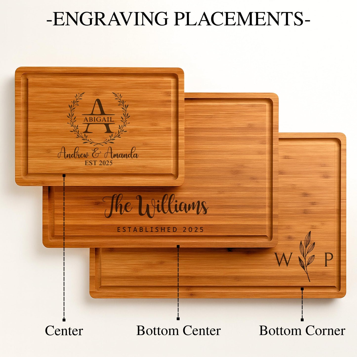 Personalized Gifts for Couples - Custom Cutting Board, Best Couple Gift Ideas for Newlyweds, Bride & Groom, Friends, Family, Mom, Dad, Unique Gifts for Wedding, Anniversary, Bridal Shower, Engagement