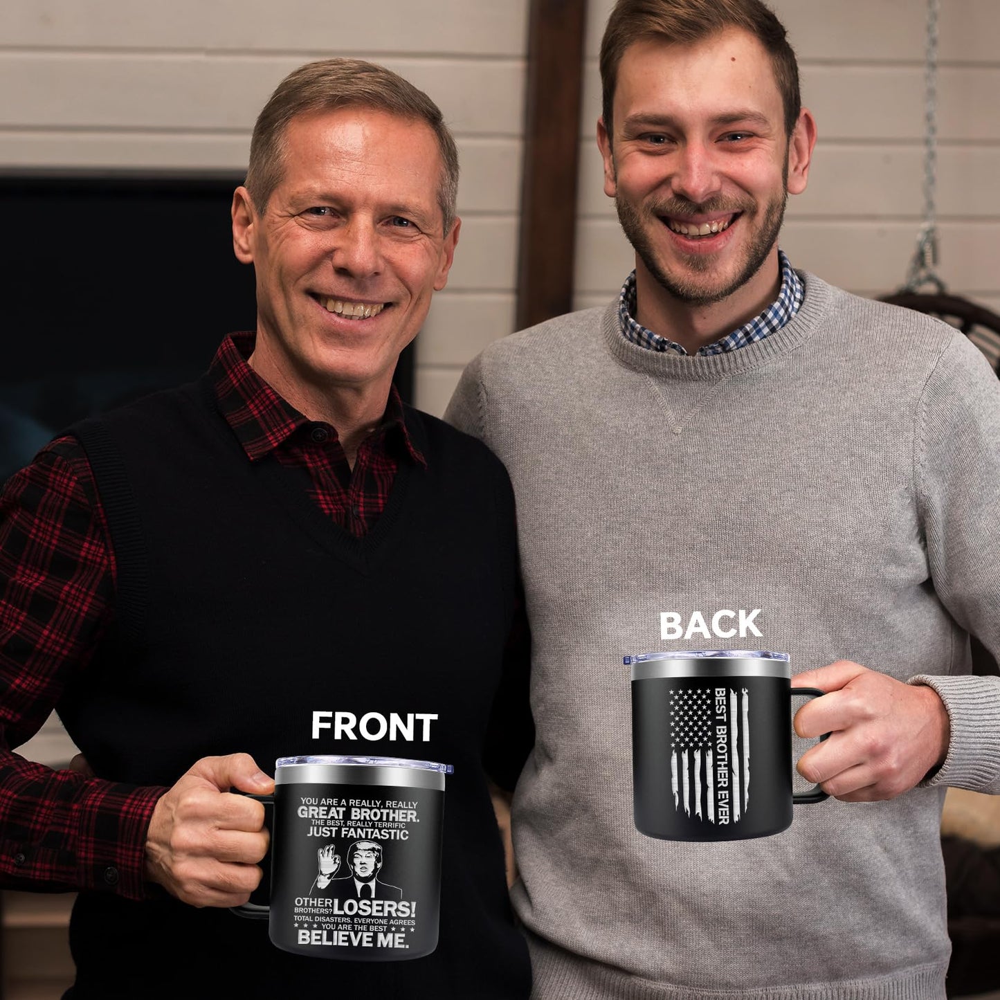 Fufendio Gifts for Brother - You Are a Really Really Great Brothers Mug 14oz - Big Brother Gift from Sister - Fathers Day Birthday Christmas Gifts for Old Little Brothers