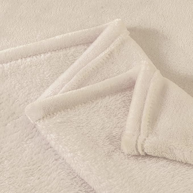 BEDELITE Fleece Blanket King Size Blankets for Bed, Luxury Plush Cozy Fuzzy Blanket 108x90 inches, Super Soft Warm Lightweight Throw Blanket All Seasons Suitable, Beige