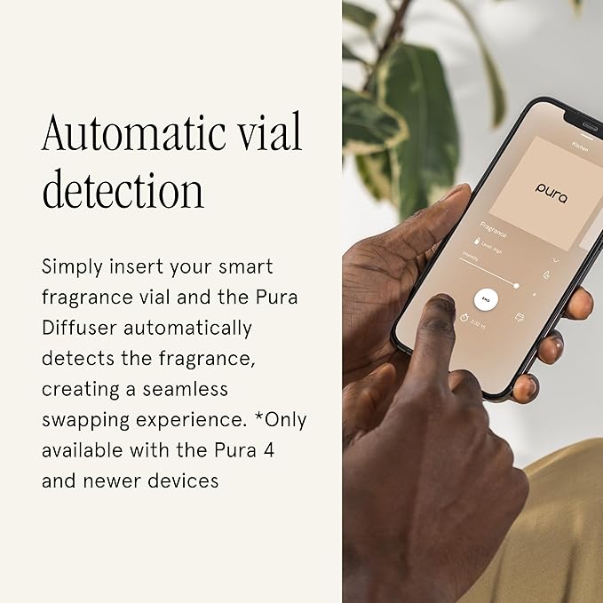 Pura x Studio McGee Smart Home Air Diffuser - Smart Air Diffuser - Up to 120-Hours of Luxury Fragrance per Refill - Spring & Summer Fragrance - 2 Pack, Sea Salt Driftwood