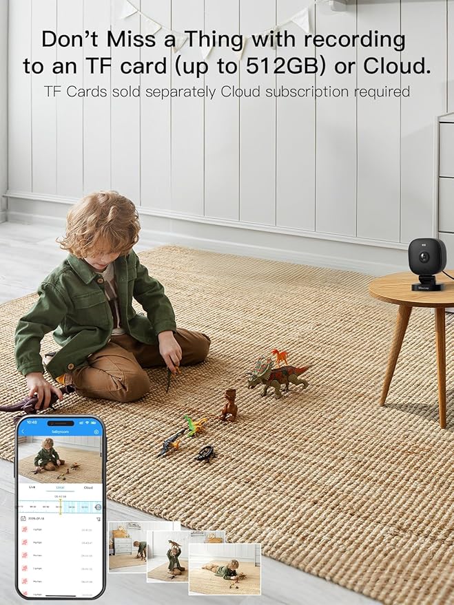VIMTAG 2.5K Security Camera Indoor/Outdoor, Cameras for Home Security with Color Night Vision, AI Human Detection, Spotlight/Siren, Pet/Baby Monitor, IP66, 2-Way Audio,Works with Alexa, Wired, 4 Pcs