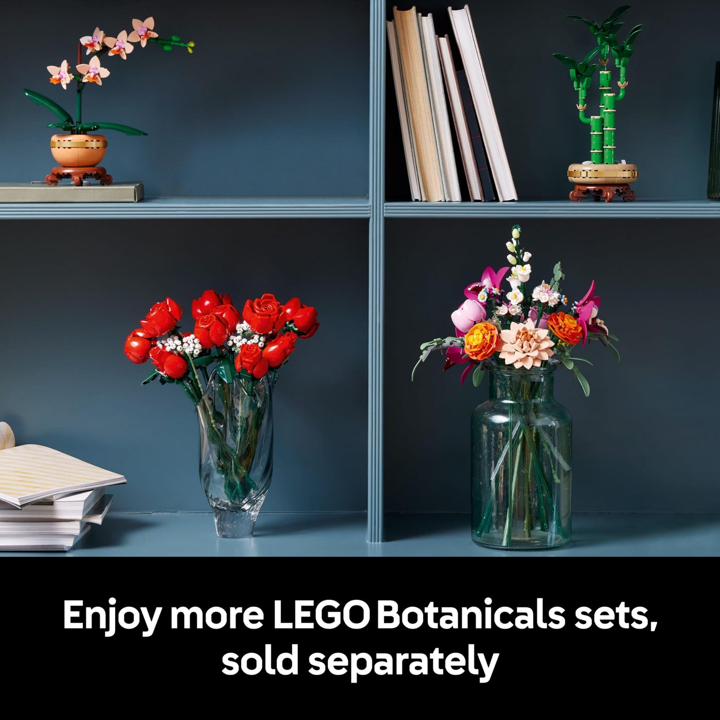 LEGO Botanicals Pretty Pink Flower Bouquet Building Set for Adults - Gifts for Anniversary for Women & Men - Artificial Flowers for Decor or Table Display - 10342