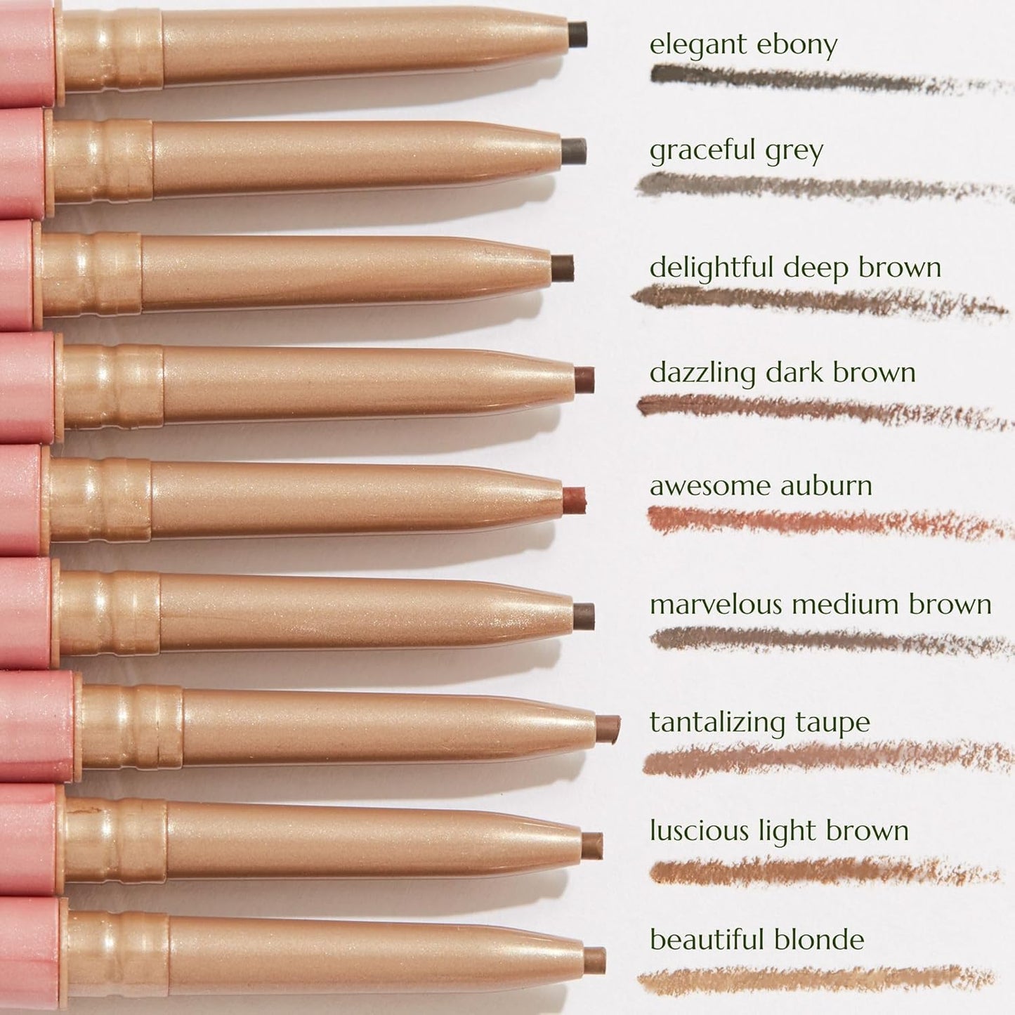 Chella Eyebrow Pencil – Easy-to-Use Brow Definer for Shaping, Filling & Blending – Long-Wear Grey Eyebrow Pencils for Women with Precise Tip (Grey)