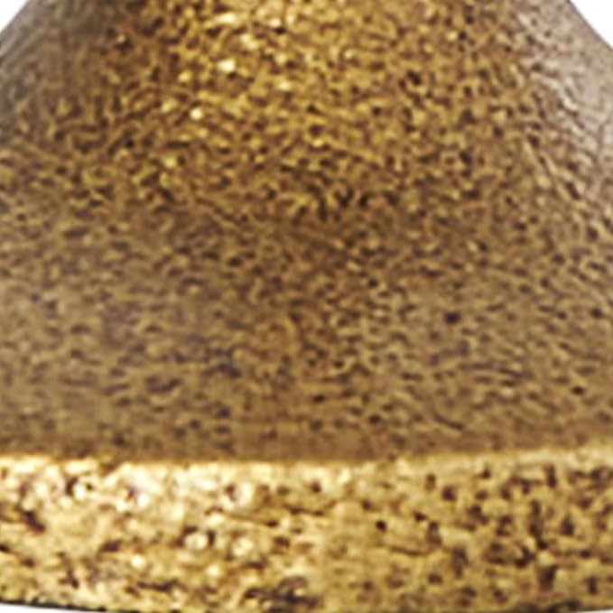 Deco 79 Metal Abstract Decorative Candle Holder Mushroom Inspired Candle Stand, Set of 2 Candlestick Holder 11", 14" H, Gold
