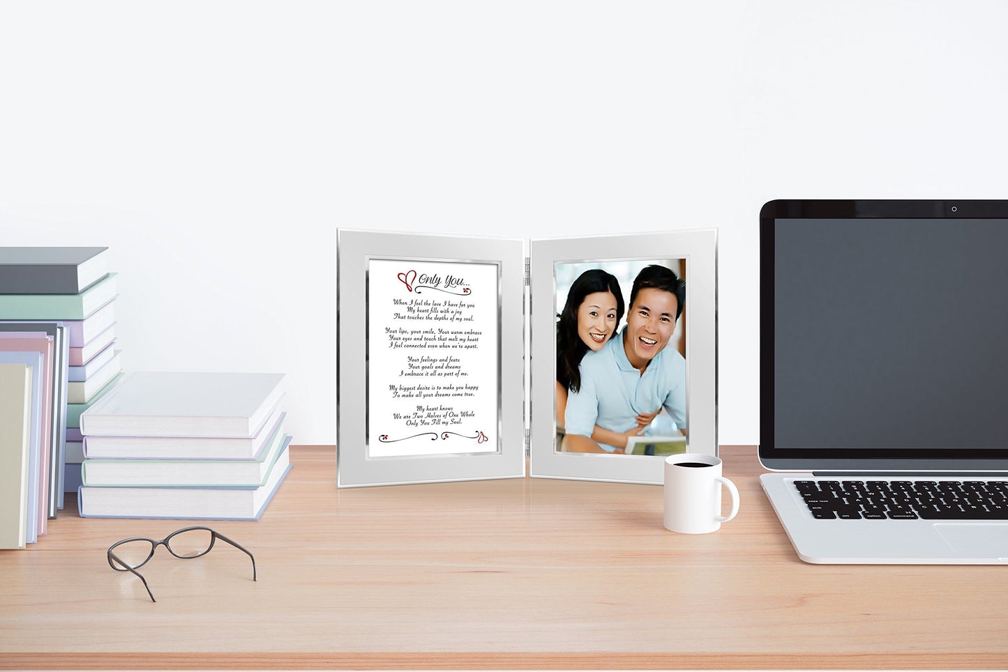 BEST Romantic Christmas Gift Valentine Anniversary, Gift for Her, Him, Wife, Husband, Girlfriend, Boyfriend, Soulmate, Lover. Date Night Gift. Romantic Poem + Your Favorite Photo = Custom Poetry Gift
