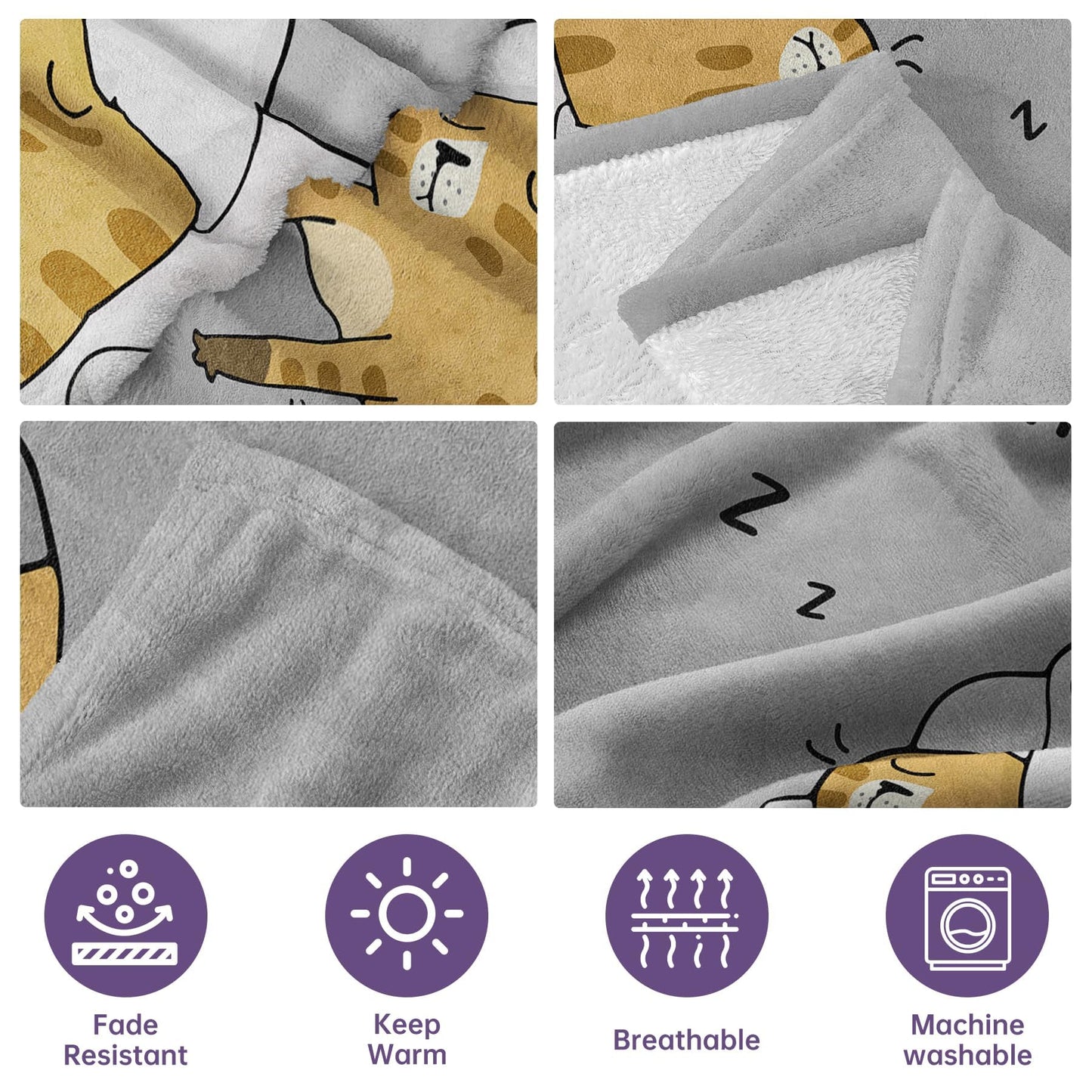 SteadStyle Gifts for Mom from Daughter or Son, Mom Birthday Gifts Blanket, Mother Presents for Christmas, Valentine's Day, Mothers Day, Fluffy Blanket for Mommy, 60'' x 50'' (Grey)