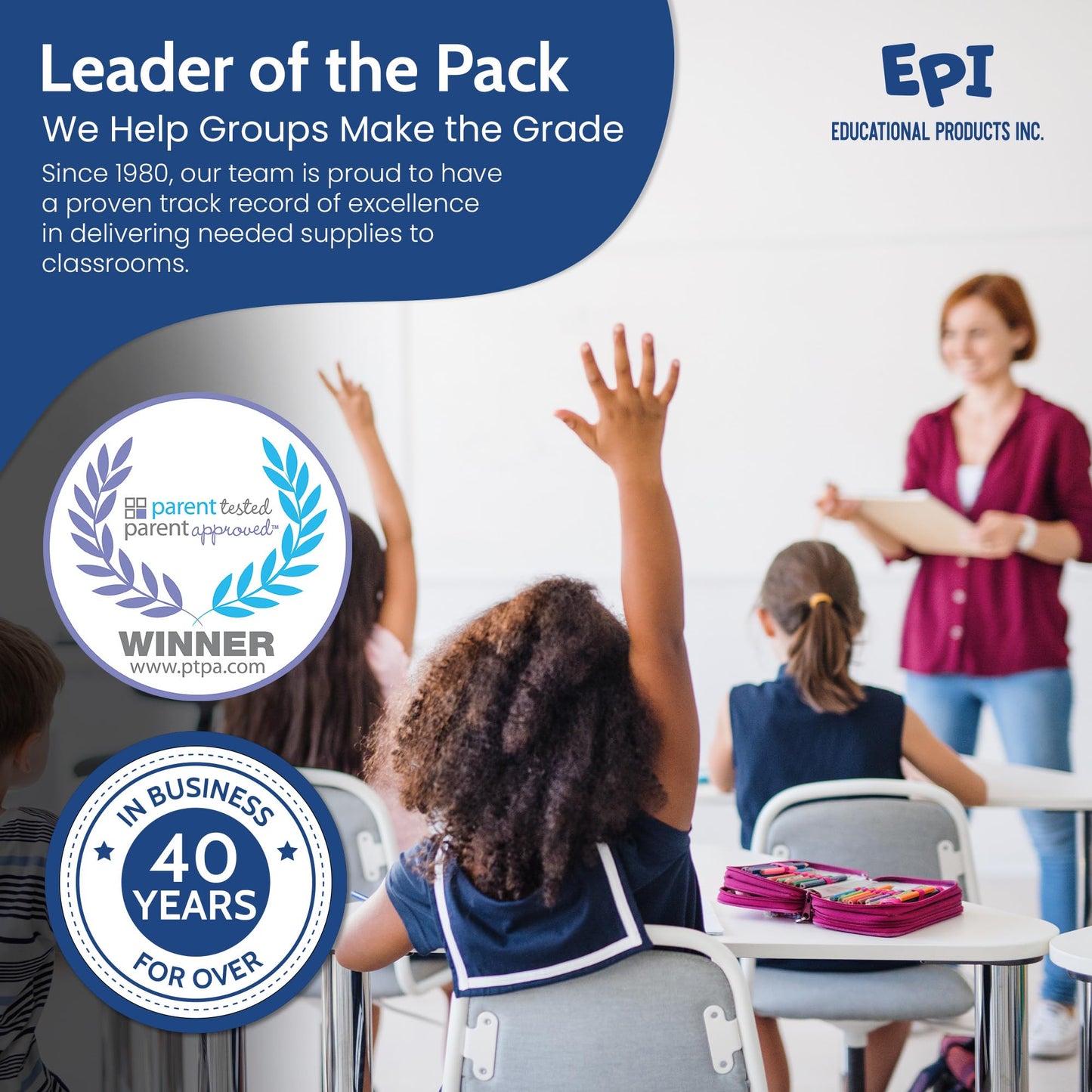 EPI Spiral Notebook | Wide - 70 Sheets, Durable Spiral Binding | 10.5 x 8 in | Classroom Supplies | School, Office, Note Taking, Journaling - 12 Pack