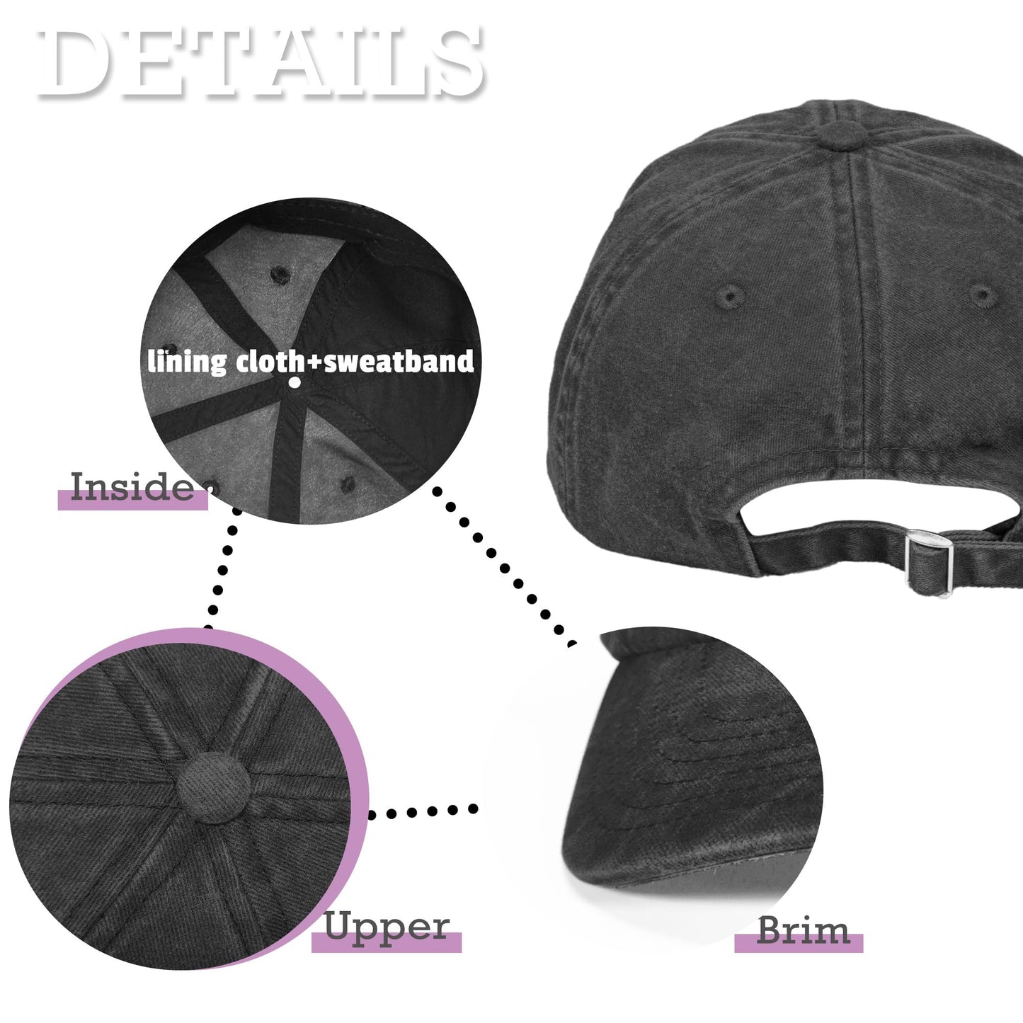 Rybicag 50th Birthday Gifts for Him Her, 1975 for 50 Year Old Men Women Vintage Hat