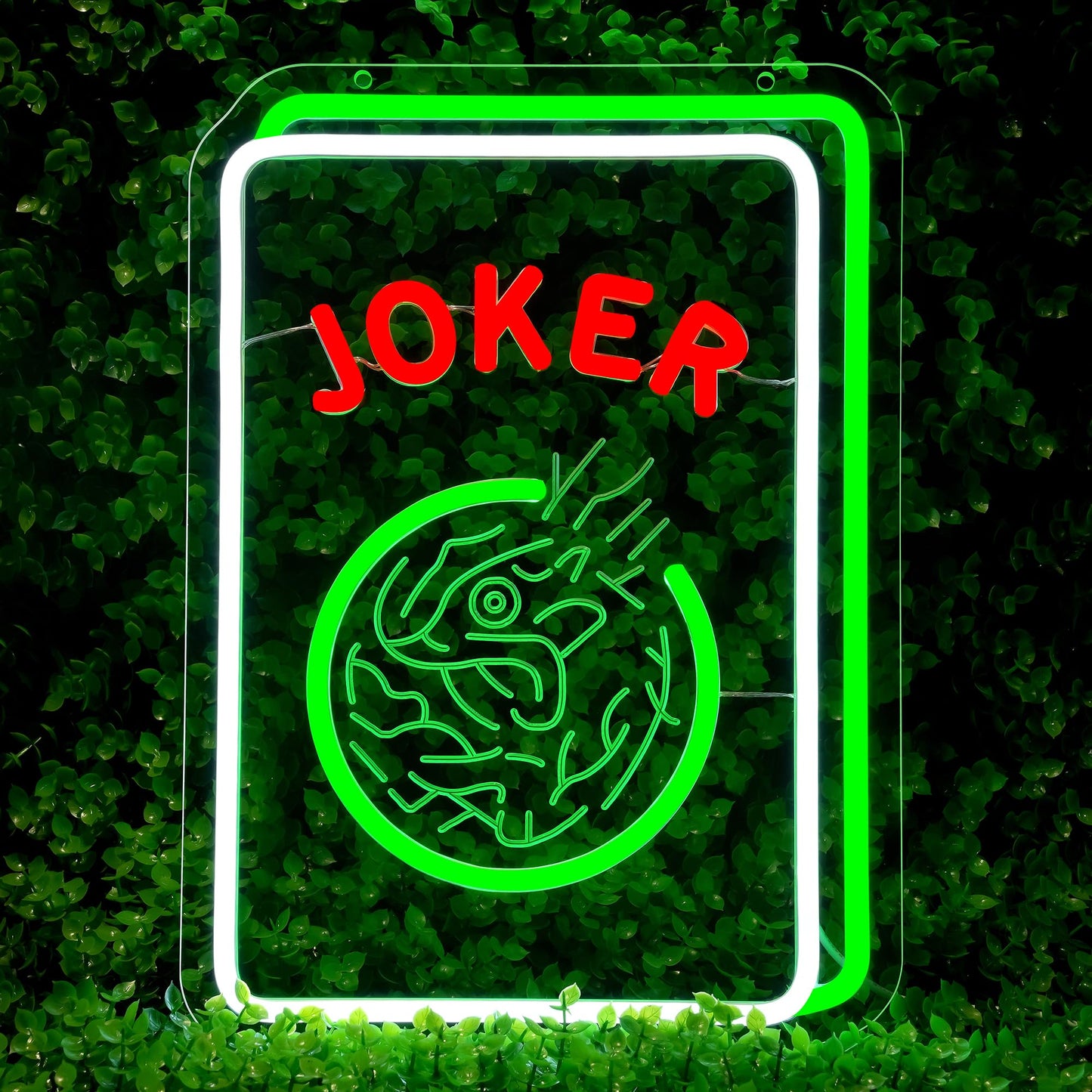 Mahjong Neon Sign for Wall Decor - Game Neon Acrylic USB Powered LED Wall Art Decor, Light Up Sign Dimmable, for Man Cave Bar Club Mahjong Party Casino Room 14.02" x 10.12"""