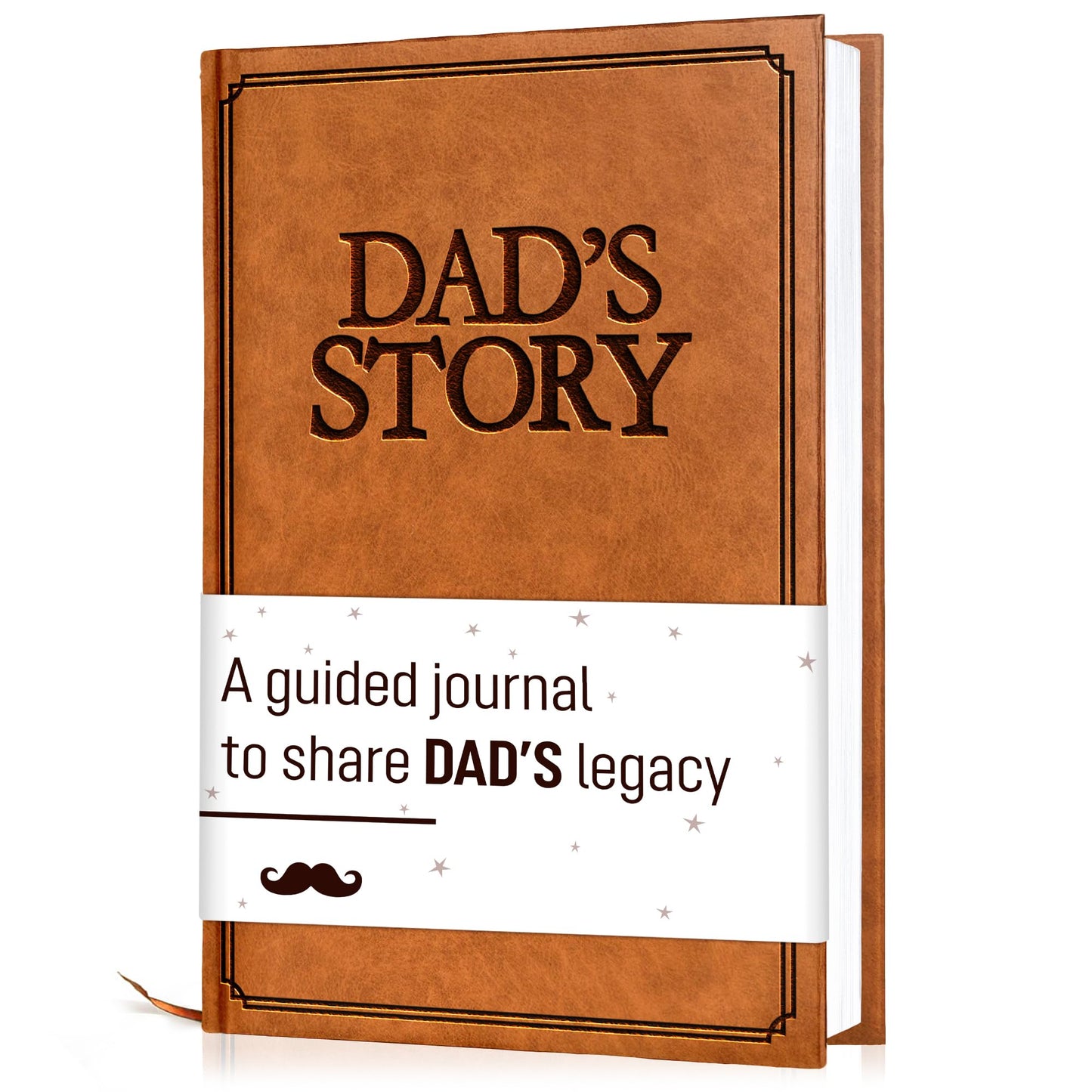 Gifts for Dad from Daughter, Son - Personalized Father's Day Gifts for dad, Husband, Men - Birthday gifts for dads, Dads Birthday Gift Ideas - Dad Story Book to Fill Out, Dad Guided Journal Life Story