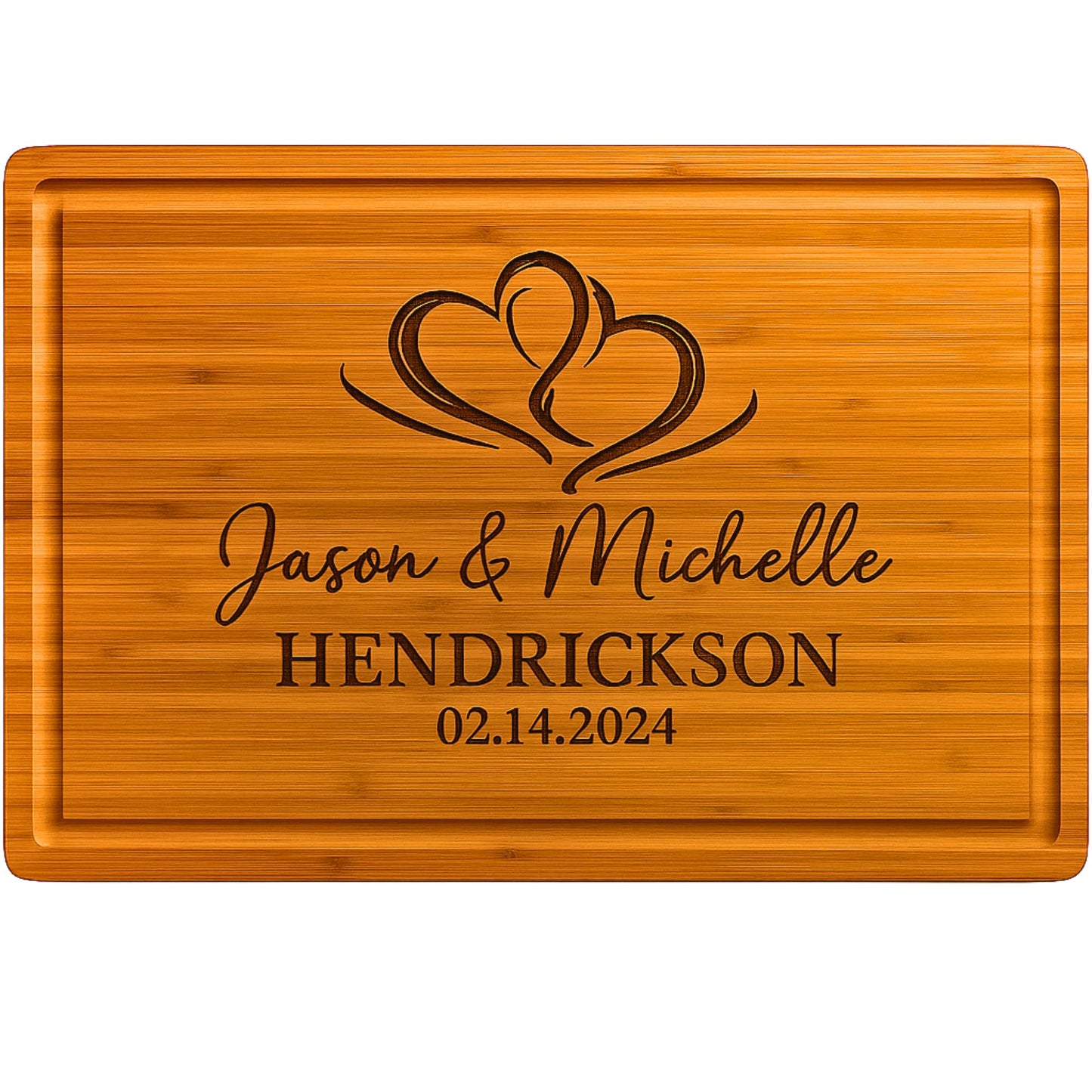 Personalized Gifts for Couples - Custom Cutting Board, Best Couple Gift Ideas for Newlyweds, Bride & Groom, Friends, Family, Mom, Dad, Unique Gifts for Wedding, Anniversary, Bridal Shower, Engagement