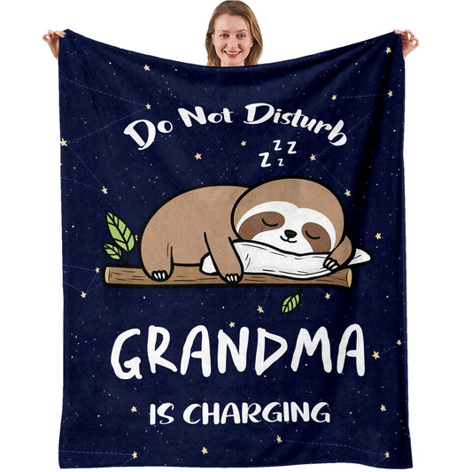 Grandma Gifts Blanket, Best Grandma Birthday Gifts Ideas, Great Gifts for Grandma, Grandmother Nana Gifts from Grandkids on Mothers Day Christmas Throw Blanket 50" x 60"