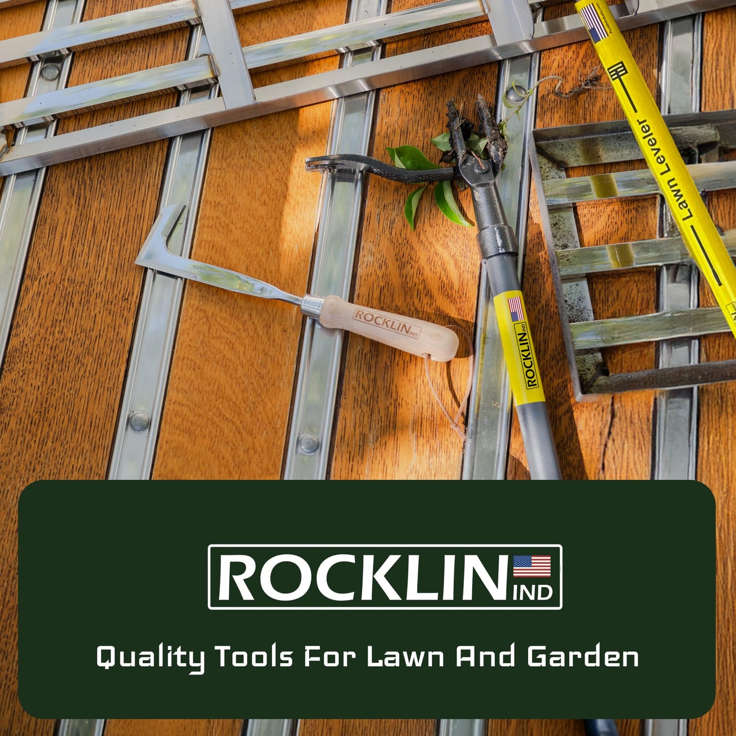 Rocklin Industry Cobra Hook 3-in-1 (24"/40"/57") Cultivator, Heavy-Duty Garden Hand Tool for Weeding, Digging & Soil Loosening – Three Lengths, Stainless Steel Blade, Ergonomic Grip