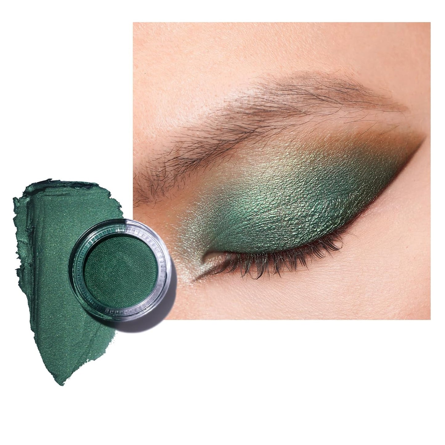 Oulac Shimmer Cream Eyeshadow also for Highlighter Blendable Eye Shadow Waterproof&Long Lasting with Moisturizing Formula Soft Shimmer Eye Make-up,Vegan & Cruelty-Free,6g P07
