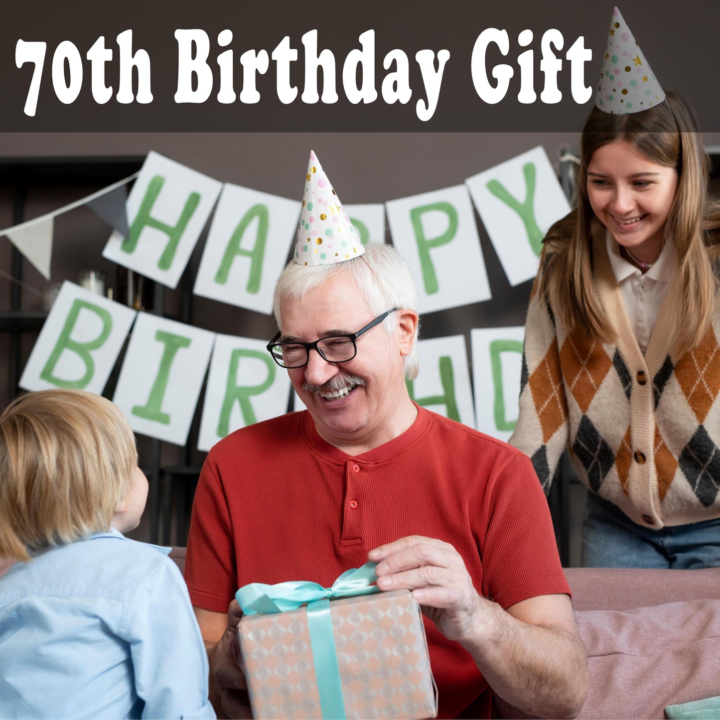 Puzopal 70th Birthday Gifts for Men, 70 Year Old Birthday Gifts for Men, 70th Mens Bday Gift Ideas, Best Gift for 70 Year Old Man Blanket 60"X50", 1955 Bday for Mens