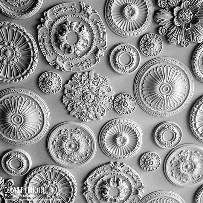 Ekena Millwork Bradford Ceiling Medallion, Clear Yellow