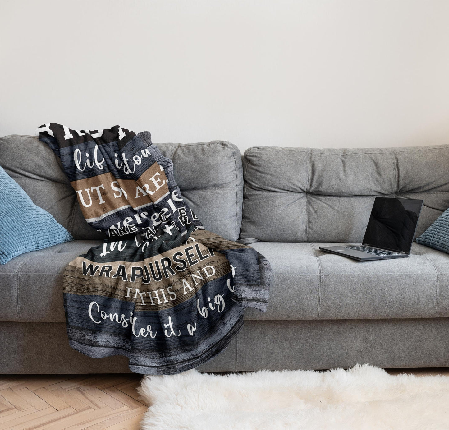 Muxuten Gifts for Brother, Brother Gifts Blanket 60"x50", Birthday for Him from Sister Bro, Cool Birthday Present Throw Blankets, Best Brothers Ever