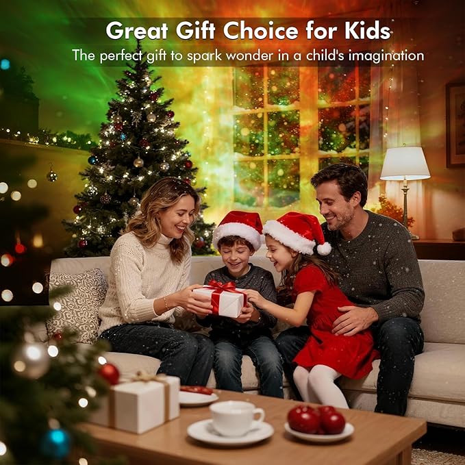 Rossetta Galaxy Projector, Star Projector for Bedroom with Bluetooth Speaker & White Noise, Remote, Timer, Night Light for Kids Room Decor, Party, Birthday & Christmas Gifts for Adults Teen Girls Boys