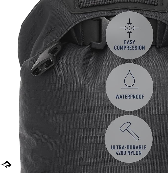 Sea to Summit eVac Heavy Duty Compression Dry Bag, Waterproof Dry Storage, 13 Liter