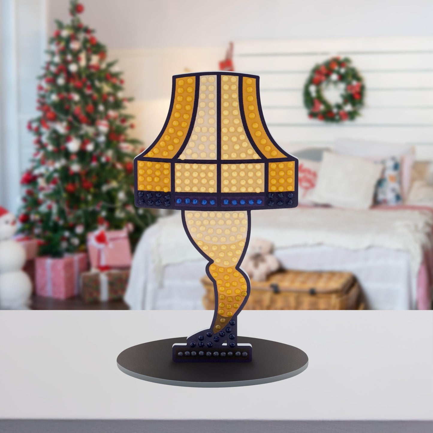DIAMOND ART CLUB Sparkle Pals – The Legendary Lamp, Diamond Painting Kit, Fun DIY Crafts for Adults, Diamond Art Craft for Beginners, 2.9" x 5.5"""