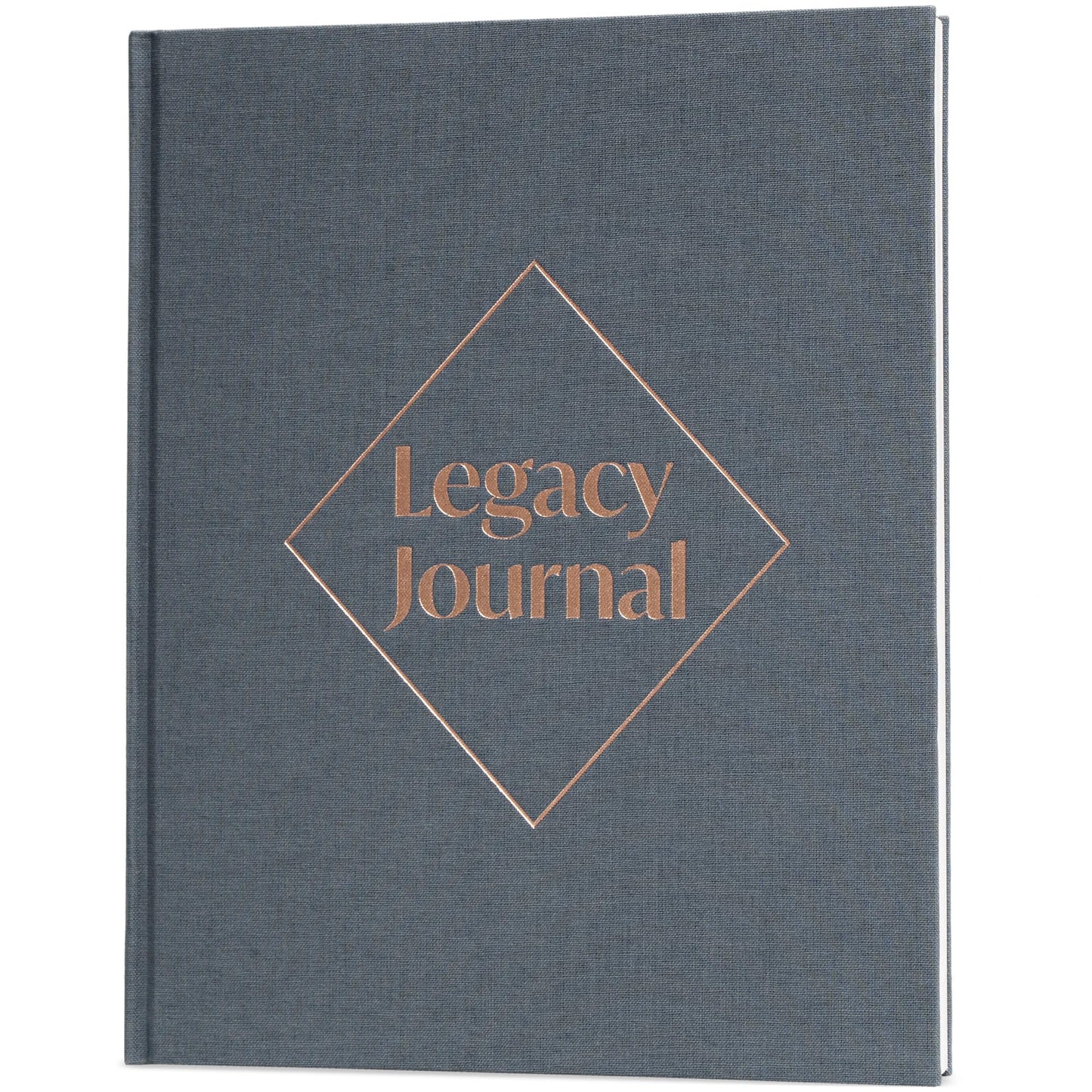 Skyline Grandparent Memory Book – Family Tree & Legacy Journal – Birthday Gifts for Nana, Grandpa & Grandma from Grandchildren (Space Blue)