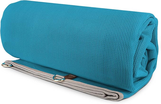 CGEAR Original Sand-Free Outdoor Rug Camping Mat - Water-Resistant & Anti-Fade Material - Military-Grade - Reversible Design - Area Rug for Beach, RV, & Picnics - Includes Travel Bag
