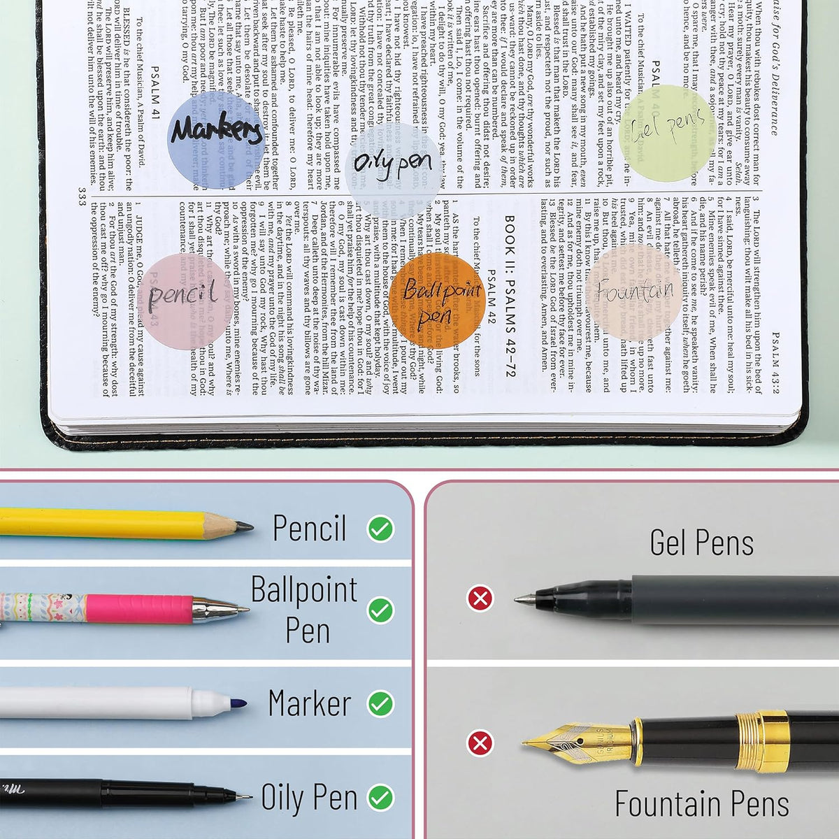 Mr. Pen- Transparent Sticky Notes, 560 Pcs, Assorted Colors, Round Translucent Sticky Notes