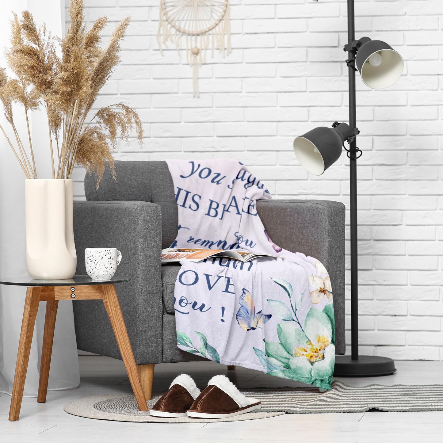 Fouca Sister Birthday Gifts - Happy Birthday Gift for Sister from Brother Sister Throw Blanket 60" x 50"