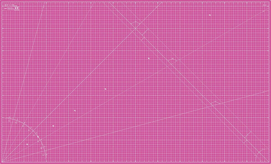 Elan Cutting Mat 36x60 Pink & Purple, Extra Large Self Healing Cutting Mat 36 x 60 Inch, 5-Ply Craft Board Pink, Hobby Board for Sewing and Quilting
