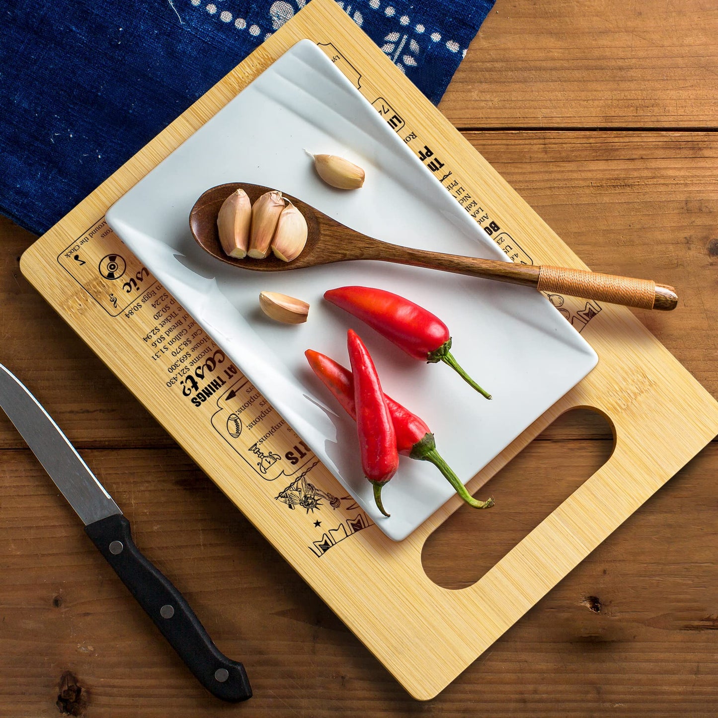 43th Birthday Gifts For Women or Men, Back In 1982 Cutting Board 43th Birthday Decorations，43Year Old Anniversary Birthday Gifts