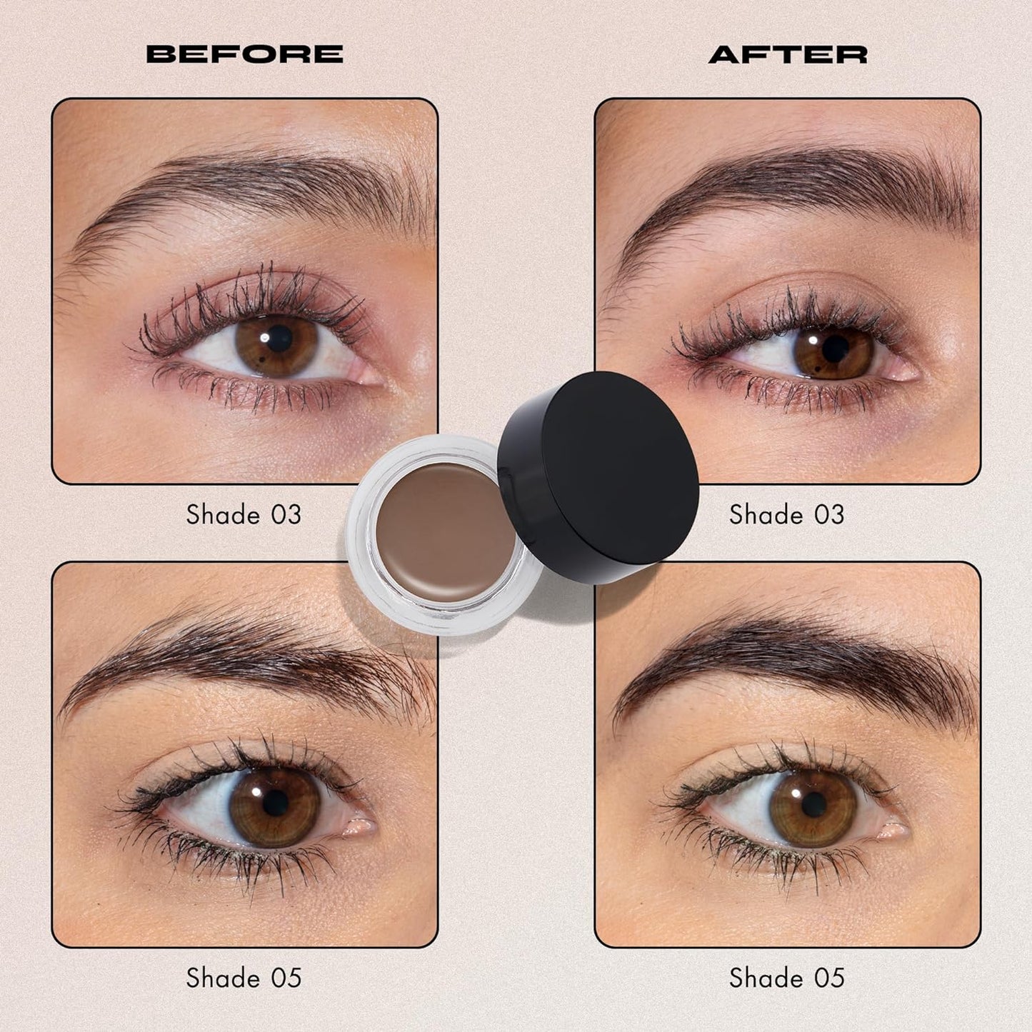 Milani Stay Put Brow Color - Natural Taupe (0.09 Ounce) Vegan, Cruelty-Free Eyebrow Color that Fills and Shapes Brows…