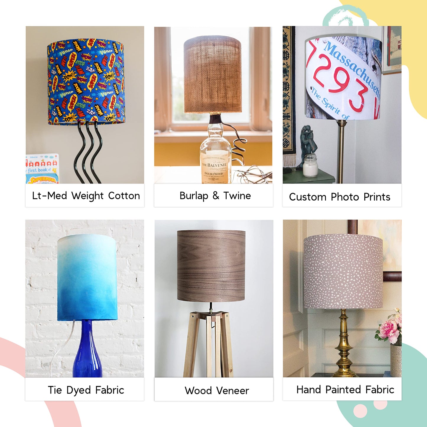 I Like That Lamp Styrene Sheet for Lampshade (17.5" Height x 64"" Length) - Adhesive Roll for DIY Round Drum Lamp Shade - Repair Damaged Shades - Make a New Lampshade - Compatible With All Materials"