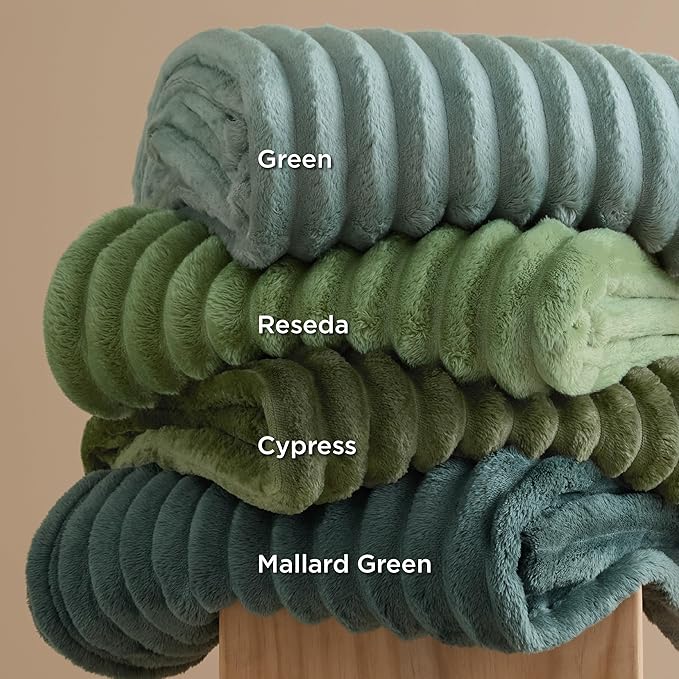 Bedsure GentleSoft Cypress Twin XL Blanket for Bed - Cozy Soft Blankets for Women, Cute Small Fleece Throws for Girls, Birthday Gifts for Women Decor Gifts, 66x90 Inches