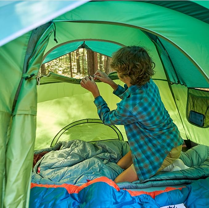 Coleman Sundome Camping Tent with Rainfly, 2/3/4/6 Person Tent Sets Up in 10 Mins, Weatherproof Shelter for Camping, Festivals, Backyard, Sleepovers, & More