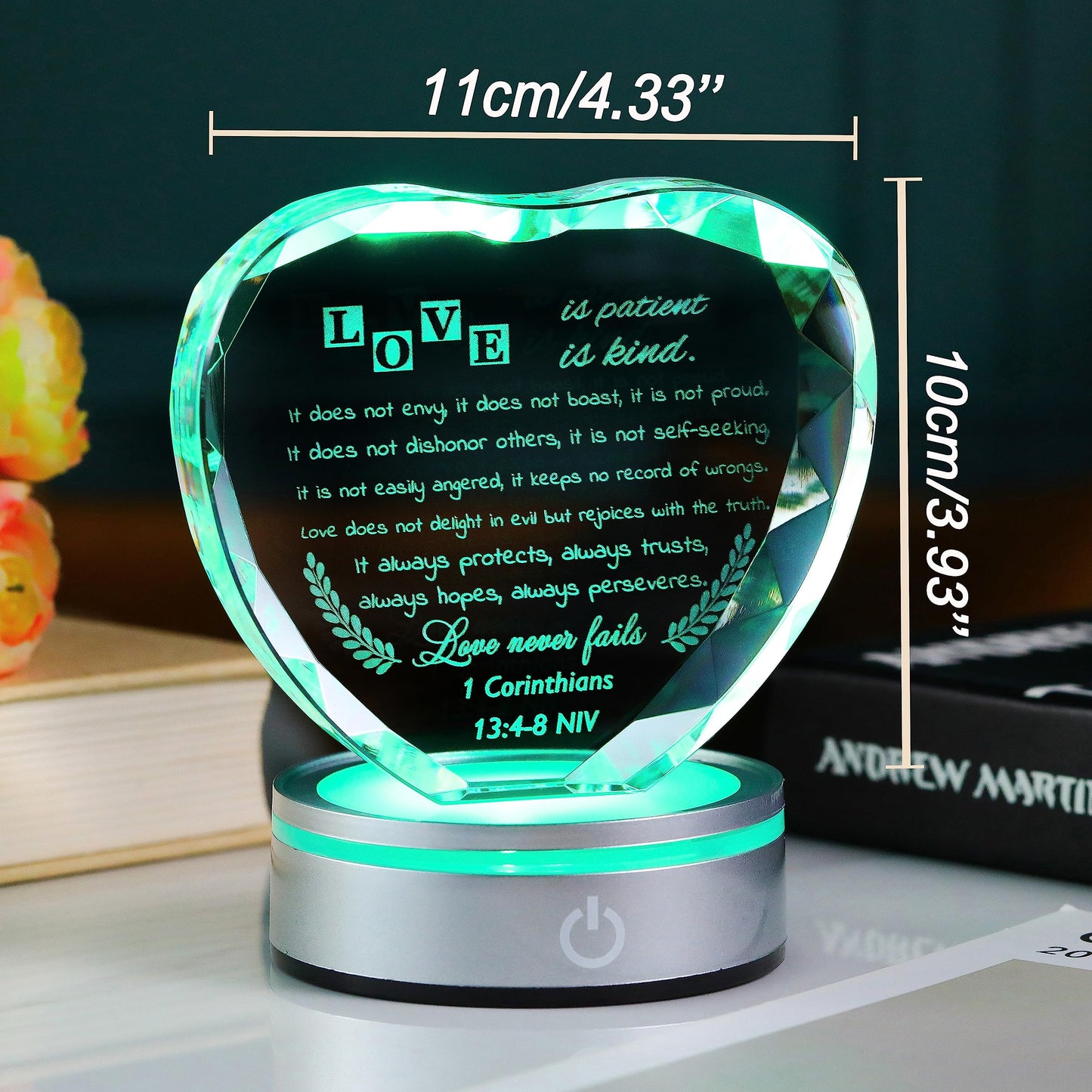 Qianwei Wedding Gifts for Couples Unique 2025 - Happy Anniversary Marriage Gift Crystal Keepsake - Engagement Gifts Bridal Shower Gifts for Bride and Groom Engagement Newlywed Mr and Mrs Gifts